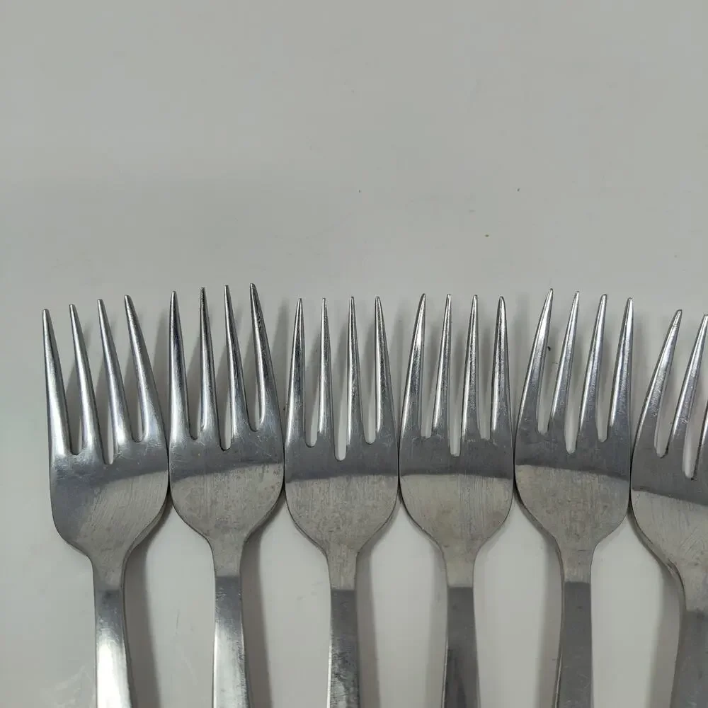 7X SF Hanford Forge Mystique Stainless Japan Silverware Salad Forks Flatware